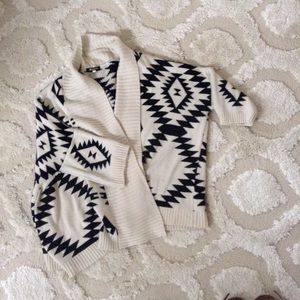 Aztec Print Cardigan